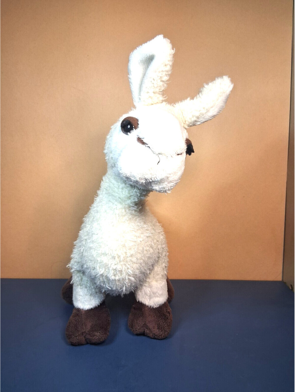 GANZ Webkinz Llama HM432 White/Brown Plush Toy Stuffed Animal Stuffy (No Code)